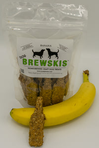 Dog Brewskis Dog Treats - Banana Flavor Large Bag - Dog Brewskis