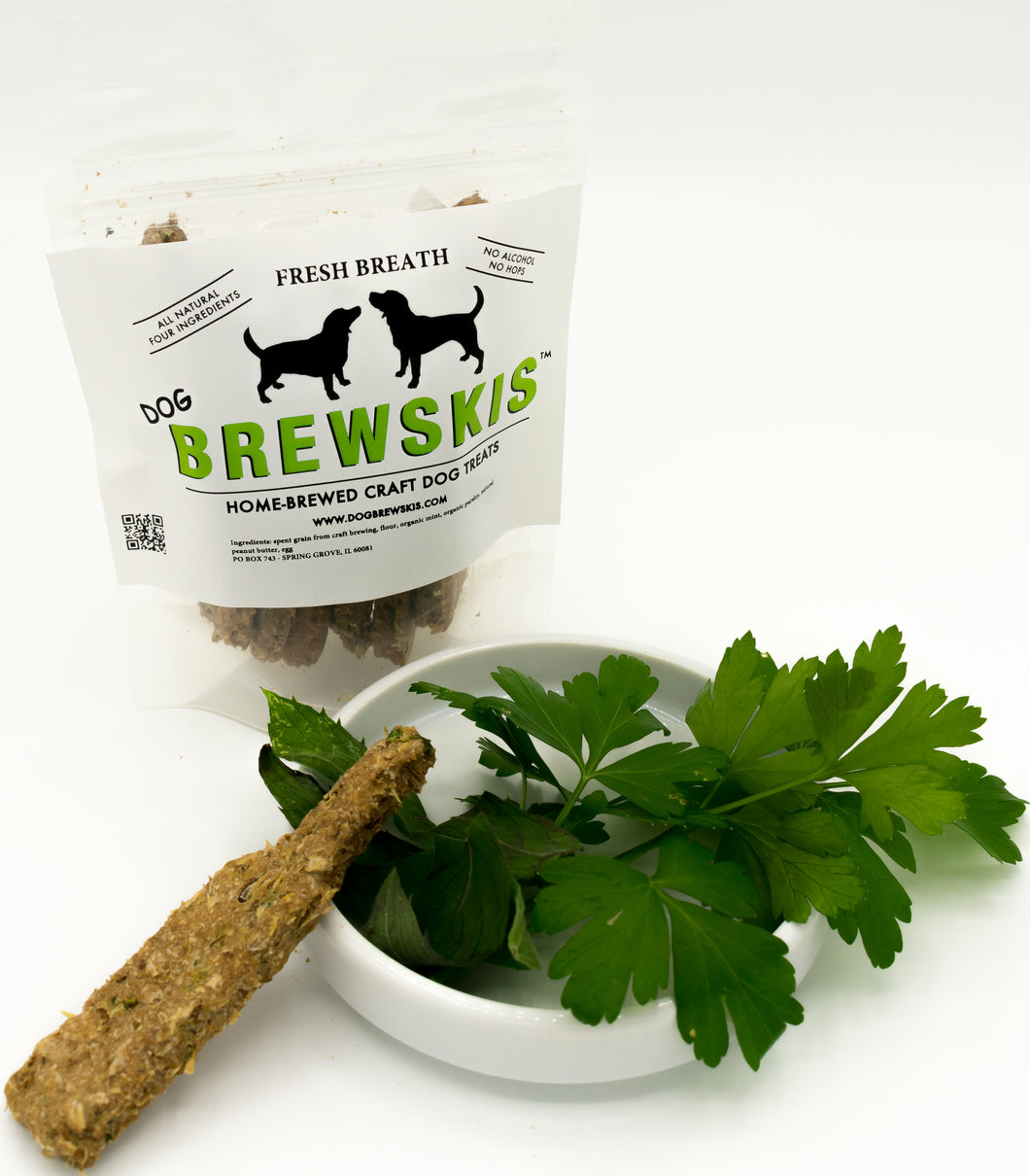 Dog Brewskis Dog Treats - Fresh Breath Small Bag - Dog Brewskis